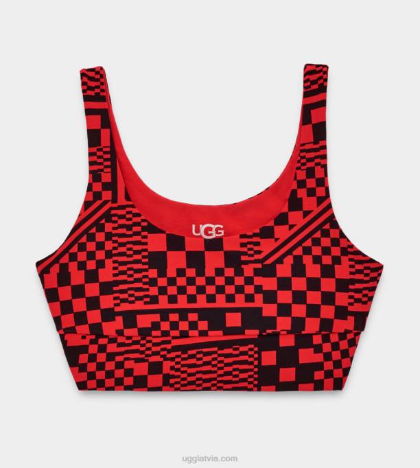 sievietes UGG Zayley bralete Z48J1263 aizdegas/melni čeki