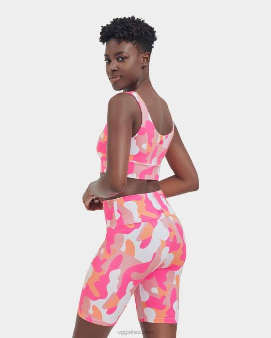 sievietes UGG zayley bralette camo apdruka Z48J2053 taffy rozā camopop