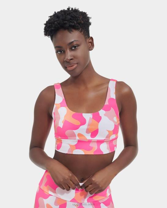 sievietes UGG zayley bralette camo apdruka Z48J2053 taffy rozā camopop