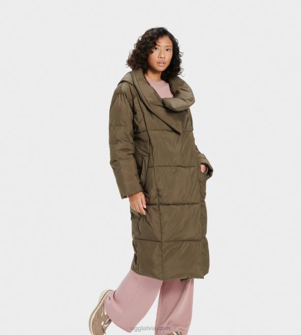 sievietes UGG Catherina puffer jaka Z48J2243 eikalipta aerosols