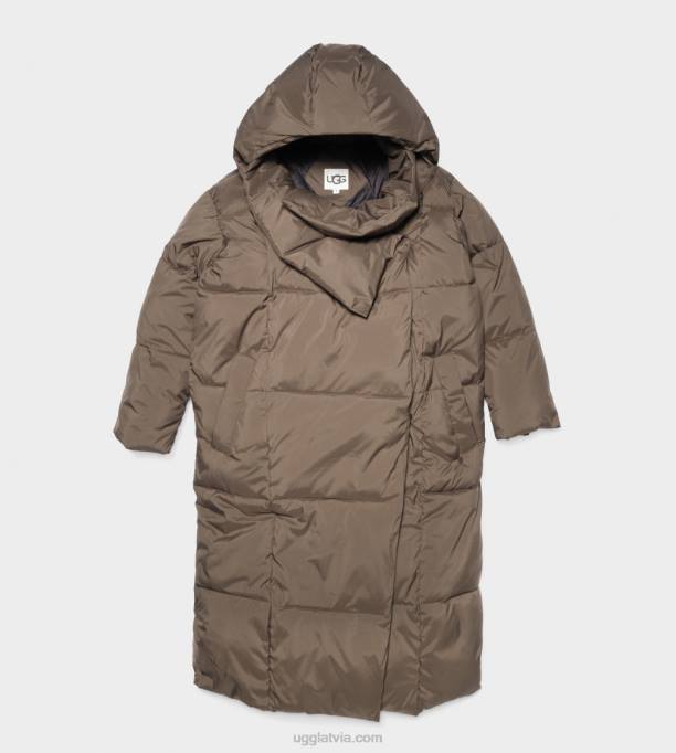sievietes UGG Catherina puffer jaka Z48J2243 eikalipta aerosols
