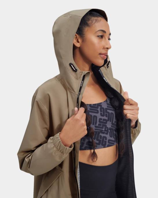 sievietes UGG Lianne lietus jaka Z48J936 taupe