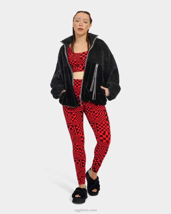 sievietes UGG marlēna šerpa jaka ii Z48J1015 melns