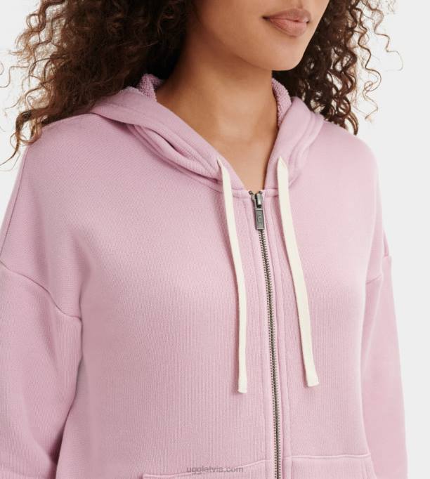sievietes UGG Sena kapuci ar rāvējslēdzēju Z48J2241 lavandas brīze