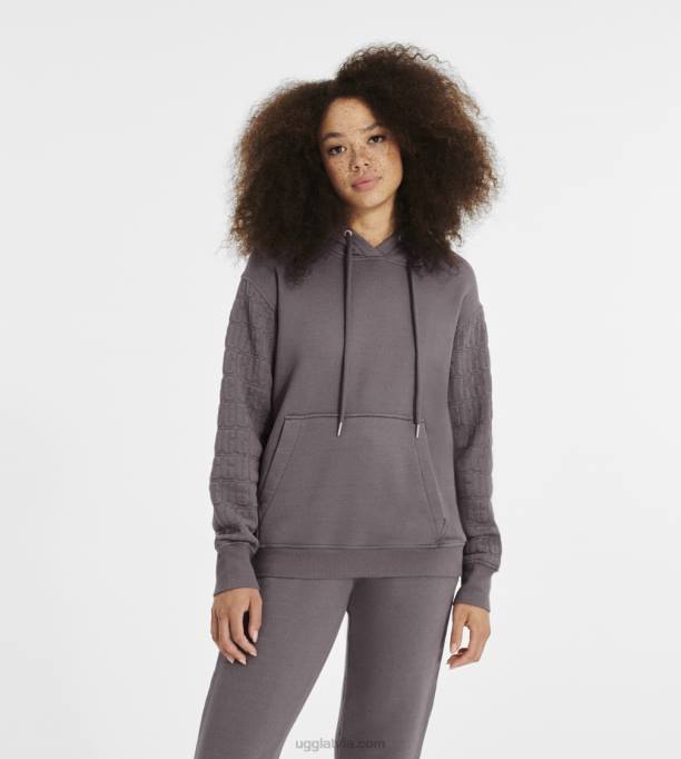 sievietes UGG Tatiana logo kapuci Z48J1184 pils