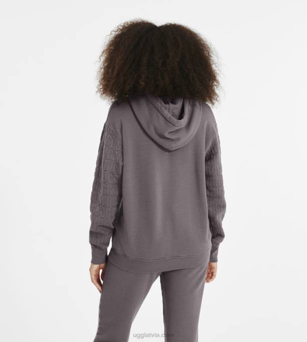 sievietes UGG Tatiana logo kapuci Z48J1184 pils