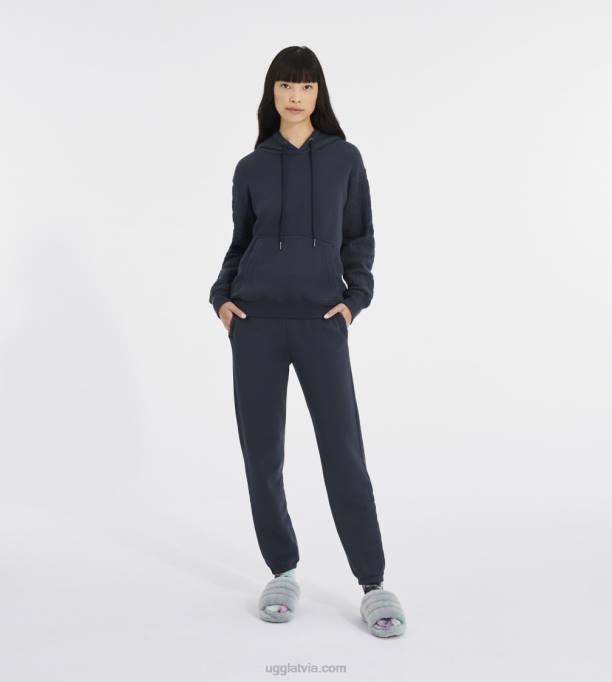 sievietes UGG Tatiana logo kapuci Z48J1185 onikss