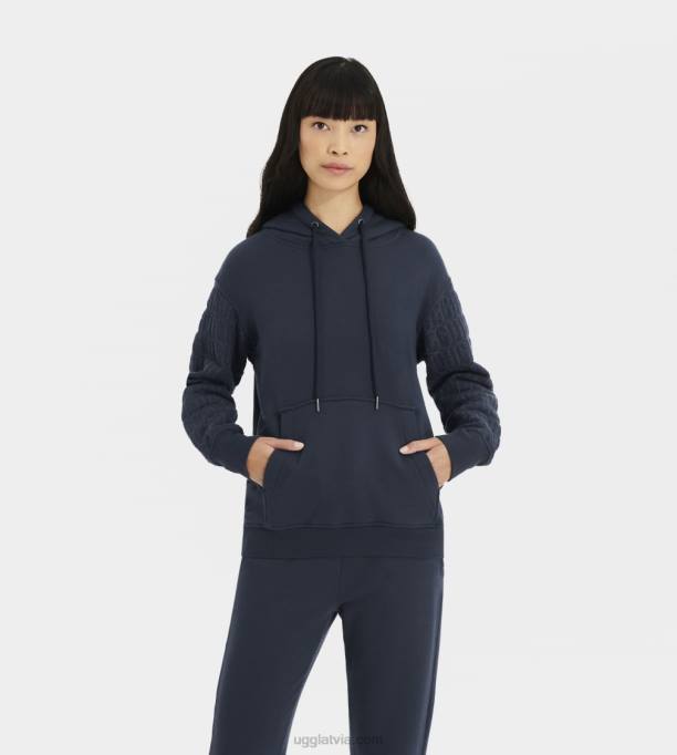 sievietes UGG Tatiana logo kapuci Z48J1185 onikss