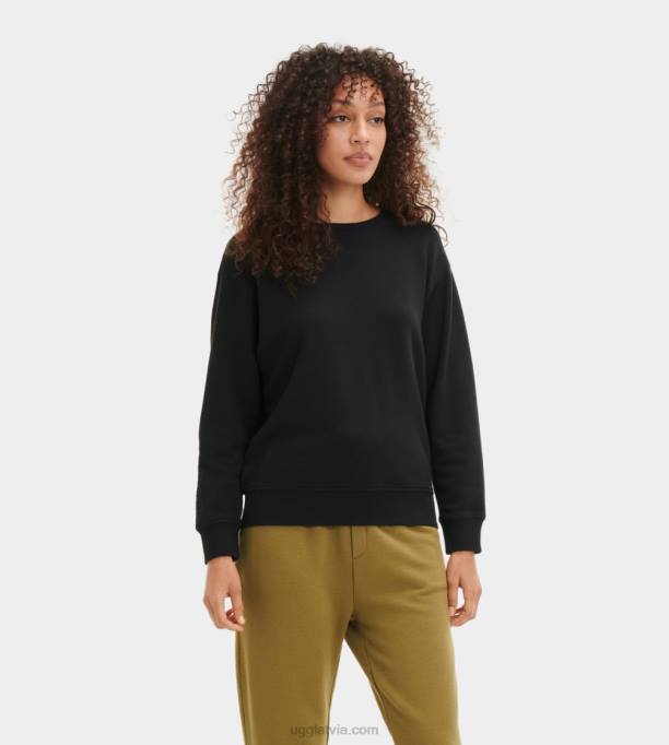 sievietes UGG denīzes crewneck Z48J1084 melns