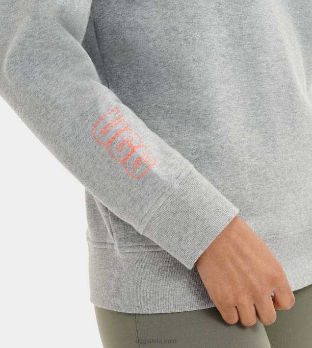 sievietes UGG denīzes crewneck Z48J1086 pelēki virši