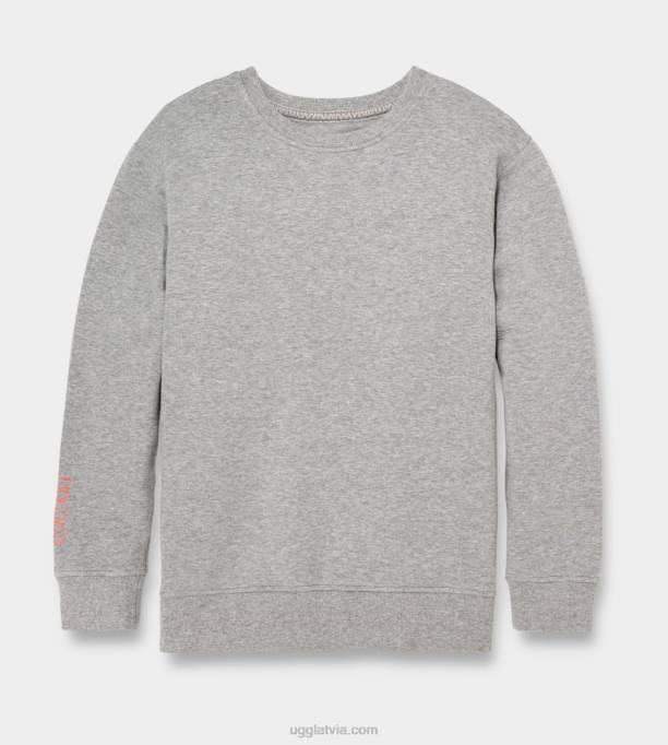 sievietes UGG denīzes crewneck Z48J1086 pelēki virši