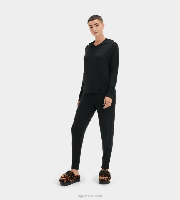 sievietes UGG eletra kapuci Z48J1331 melns