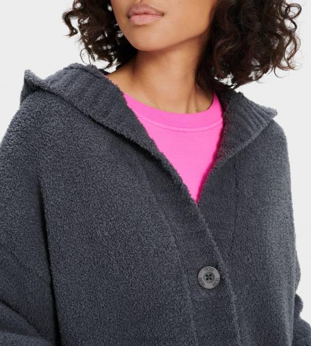 sievietes UGG franca ceļojumu jaka Z48J1120 obsidiāns