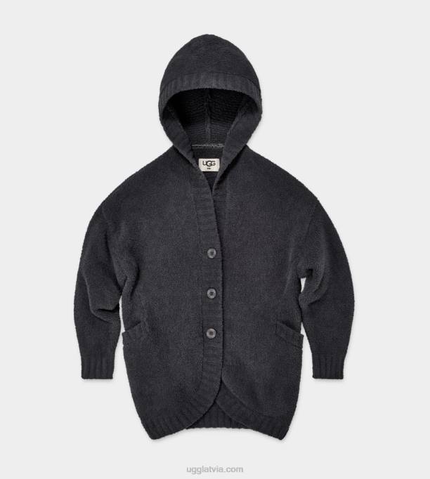 sievietes UGG franca ceļojumu jaka Z48J1120 obsidiāns