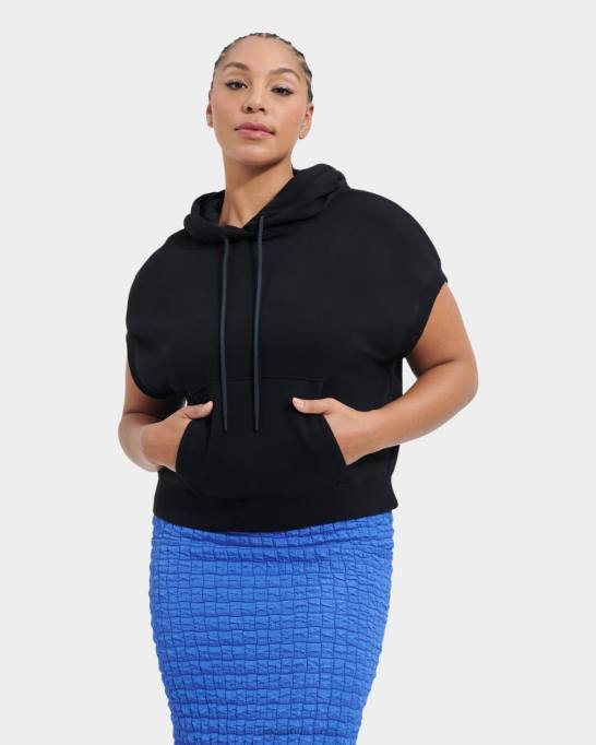 sievietes UGG jessikah kapuci bez piedurknēm Z48J988 melns