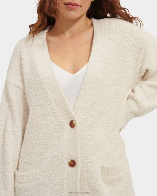 sievietes UGG joselīnas jaka Z48J2078 krēms