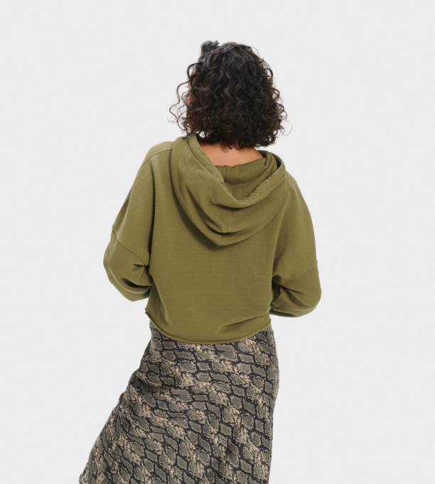 sievietes UGG keira saīsināta kapuce Z48J1293 savvaļas olīvas