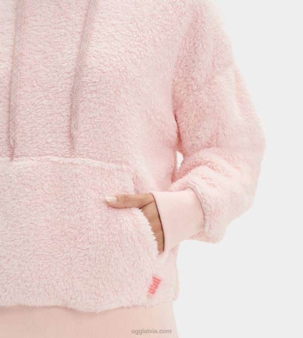 sievietes UGG loyra sherpa kapuci Z48J1280 lotosa zieds