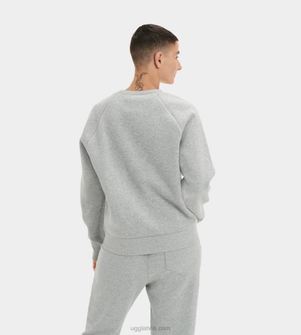 sievietes UGG madeline fuzzy logo crewneck Z48J1017 pelēks virši/sonora
