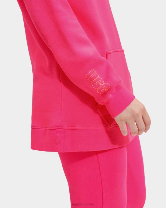 sievietes UGG simone boyfriend kapuci Z48J1345 neona rozā