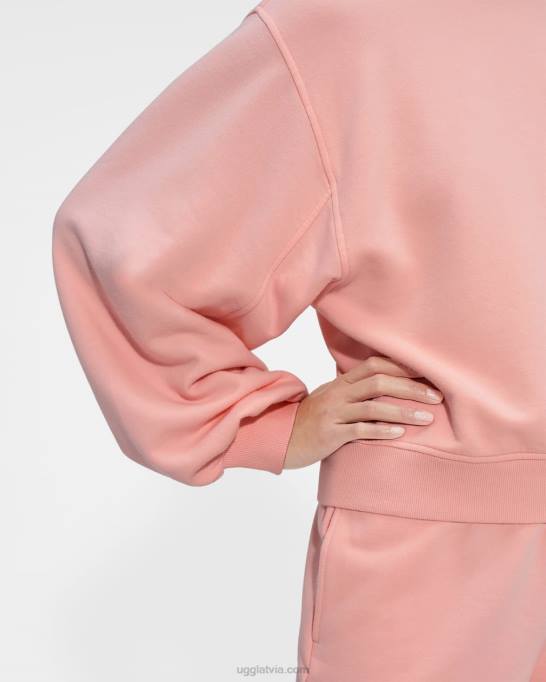 sievietes UGG strauta balons sleeve crewneck Z48J1365 rozā opāls