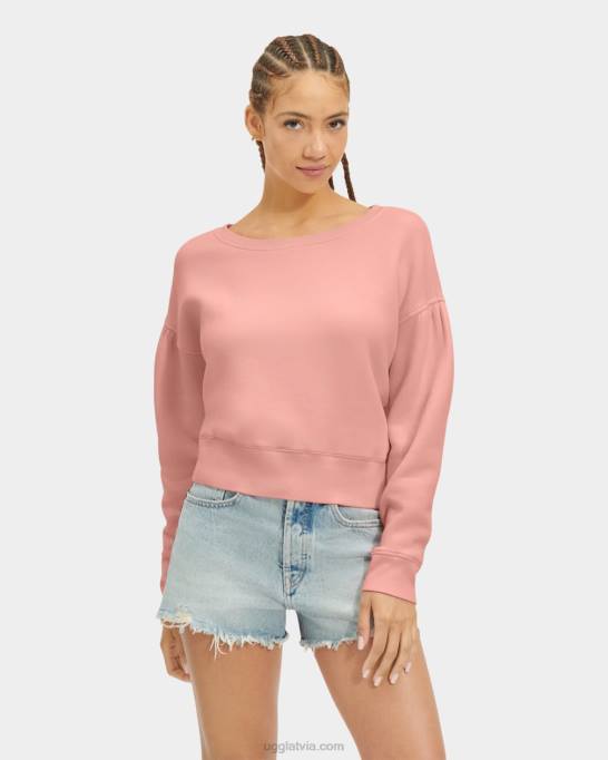 sievietes UGG tenley crewneck Z48J159 rozā opāls