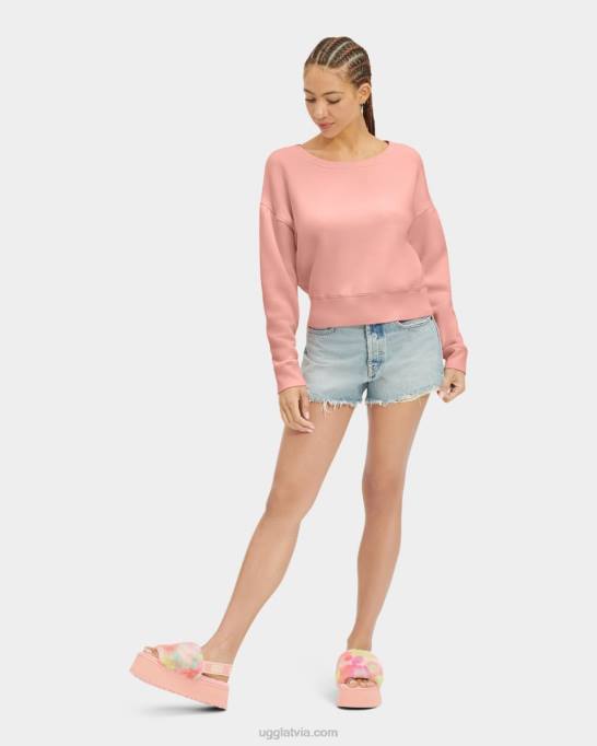 sievietes UGG tenley crewneck Z48J159 rozā opāls