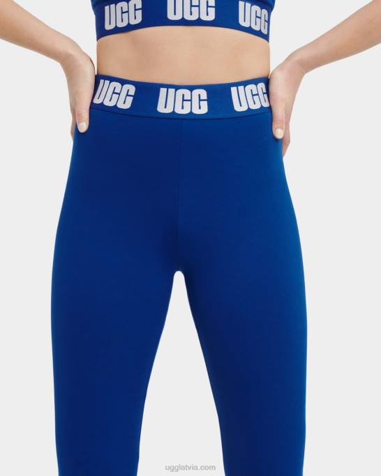 sievietes UGG mckena logo legingi Z48J2178 dziļjūras