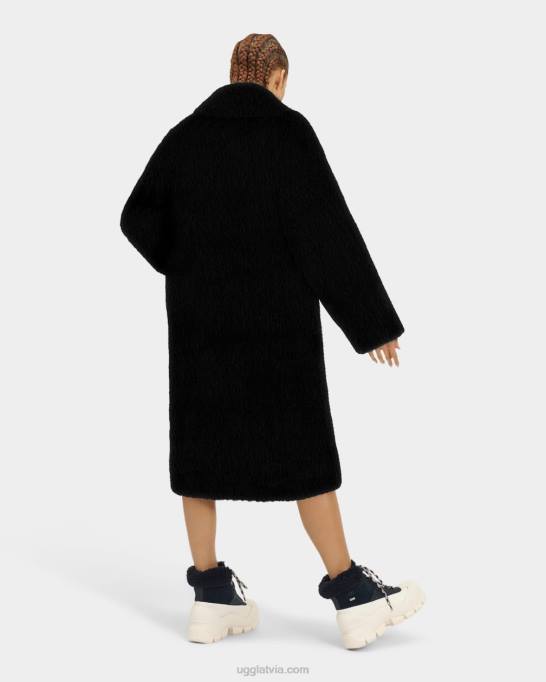 sievietes UGG avaline mākslīgās kažokādas mētelis Z48J1272 darva