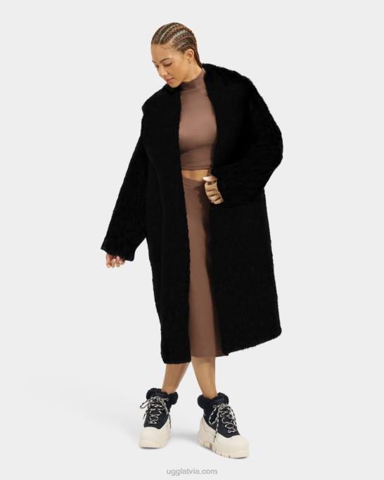 sievietes UGG avaline mākslīgās kažokādas mētelis Z48J1272 darva