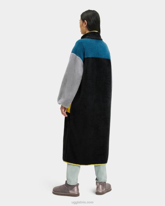 sievietes UGG marlēnas šerpas garais mētelis Z48J1336 tinte