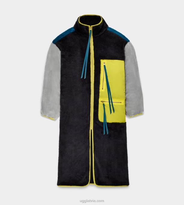 sievietes UGG marlēnas šerpas garais mētelis Z48J1336 tinte