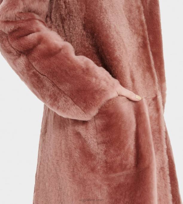 sievietes UGG remy atgriezeniskais mētelis Z48J188 sēpijas plēve