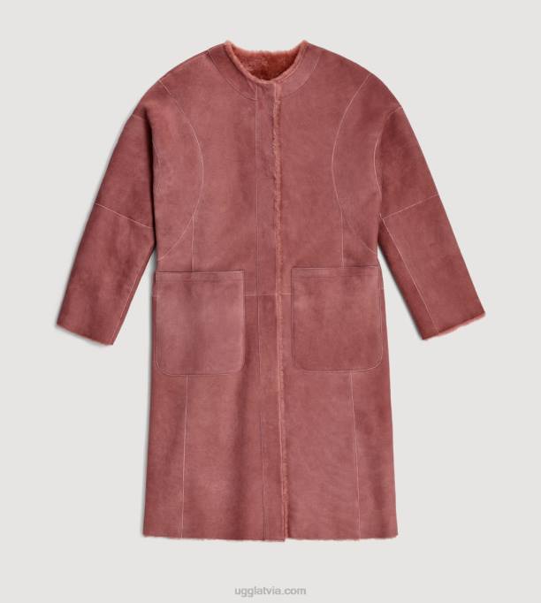 sievietes UGG remy atgriezeniskais mētelis Z48J188 sēpijas plēve