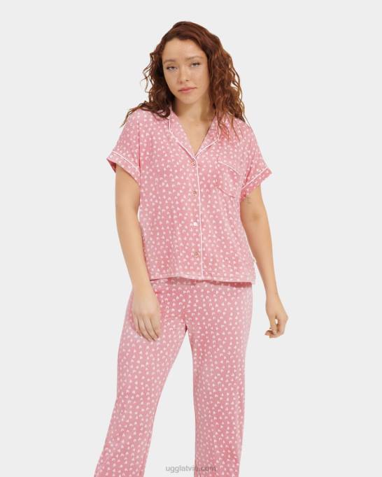 sievietes UGG aimee komplekts ii Z48J2270 māla rozā sirdis