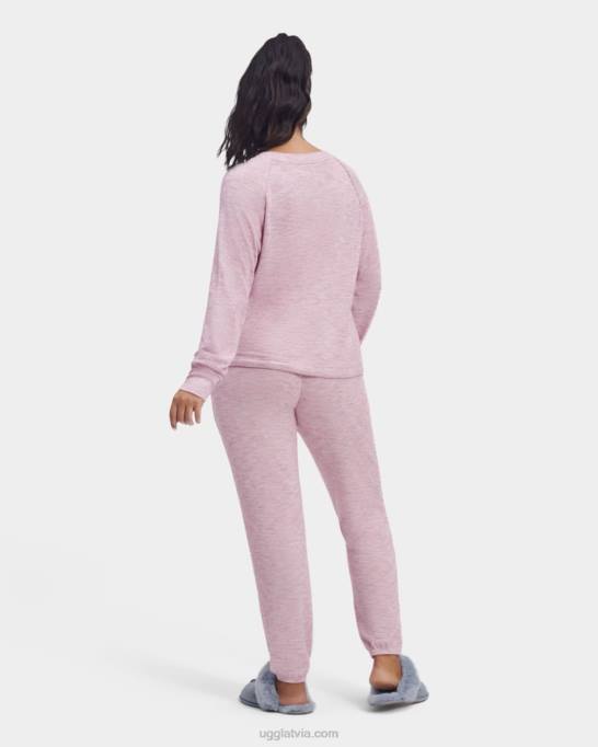 sievietes UGG frontonu komplekts Z48J928 rozā multi virši