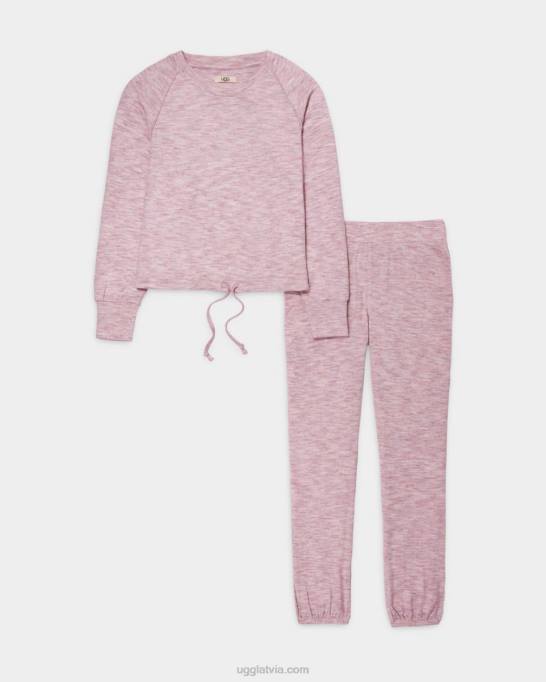 sievietes UGG frontonu komplekts Z48J928 rozā multi virši