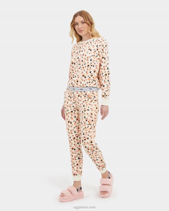 sievietes UGG Cathy joggers Z48J164 krēmkrāsas leopards