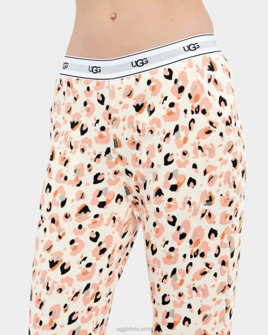 sievietes UGG Cathy joggers Z48J164 krēmkrāsas leopards