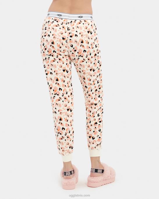sievietes UGG Cathy joggers Z48J164 krēmkrāsas leopards