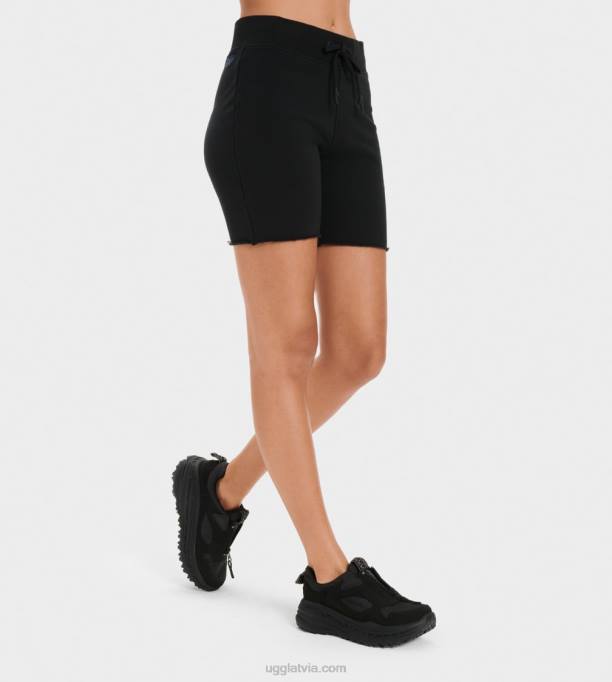 sievietes UGG zahara biker īss Z48J1300 melns