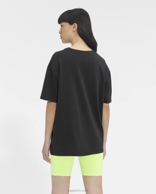 sievietes UGG jacqueline logo krekls Z48J1321 melns/ogles