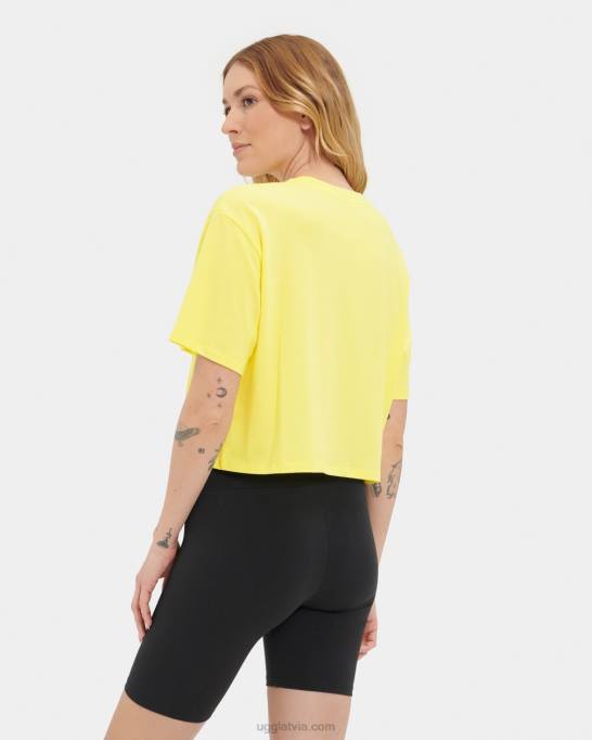 sievietes UGG pattie apgriezts logotips Z48J1256 elfs dzeltens