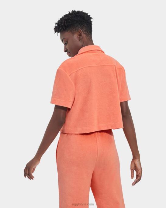 sievietes UGG saniyah pogājams krekls ar īsām piedurknēm Z48J911 saules uzliesmojums