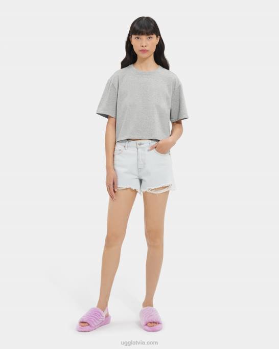 sievietes UGG tana cropped tee Z48J1012 pelēki virši