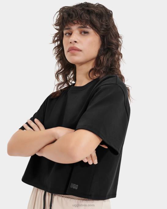 sievietes UGG tana cropped tee Z48J1013 melns