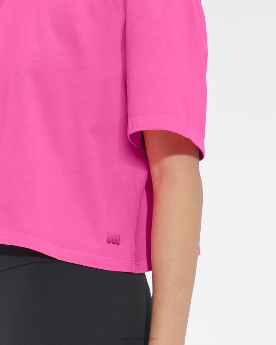 sievietes UGG tana cropped tee Z48J2232 taffy rozā