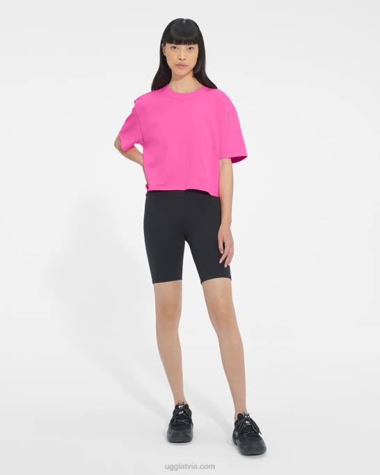 sievietes UGG tana cropped tee Z48J2232 taffy rozā