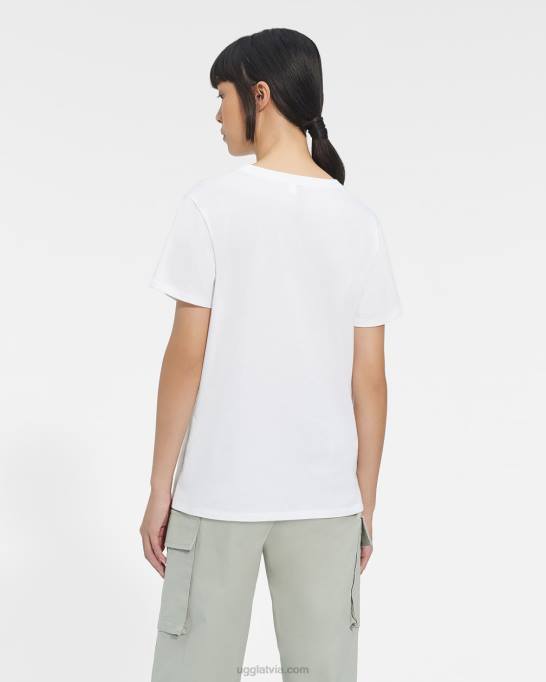 sievietes UGG uma tee Z48J1050 balts