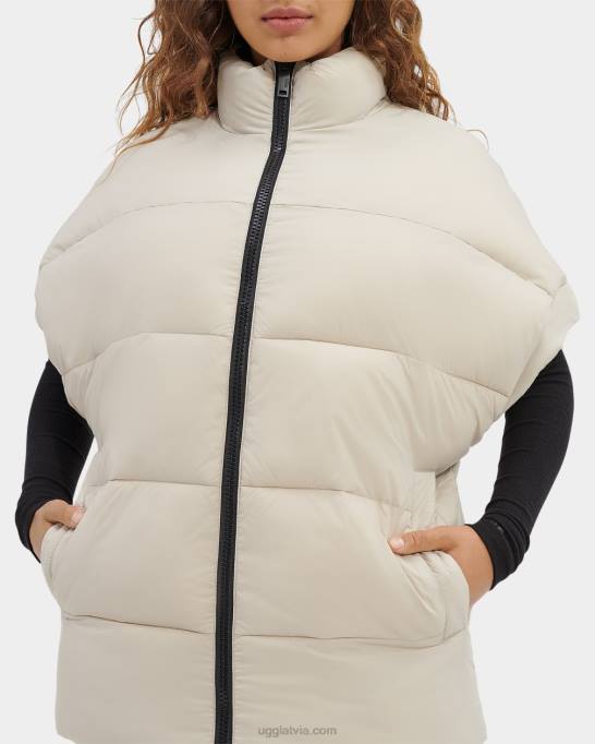 sievietes UGG Sydnee atgriezeniskā veste Z48J1221 melns/pils